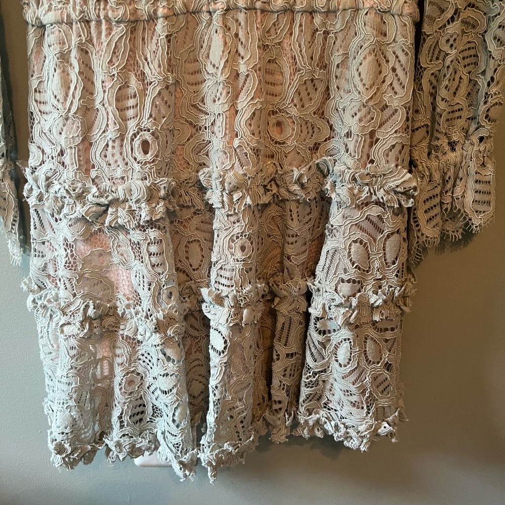 ALEXIS Catalina Dress Blue Lace
Tiered Ruffle - Picture 7 of 8